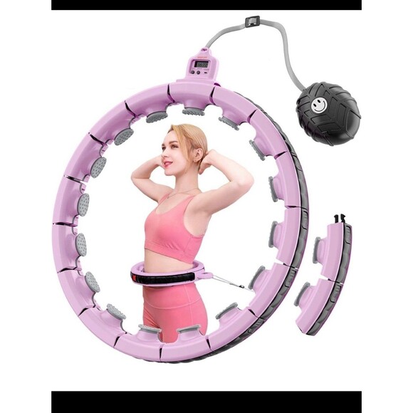 2 Weighted Hula Hoops for Adults,Smart Infinity Hula Hoops for Women Weight Loss - Picture 2 of 6